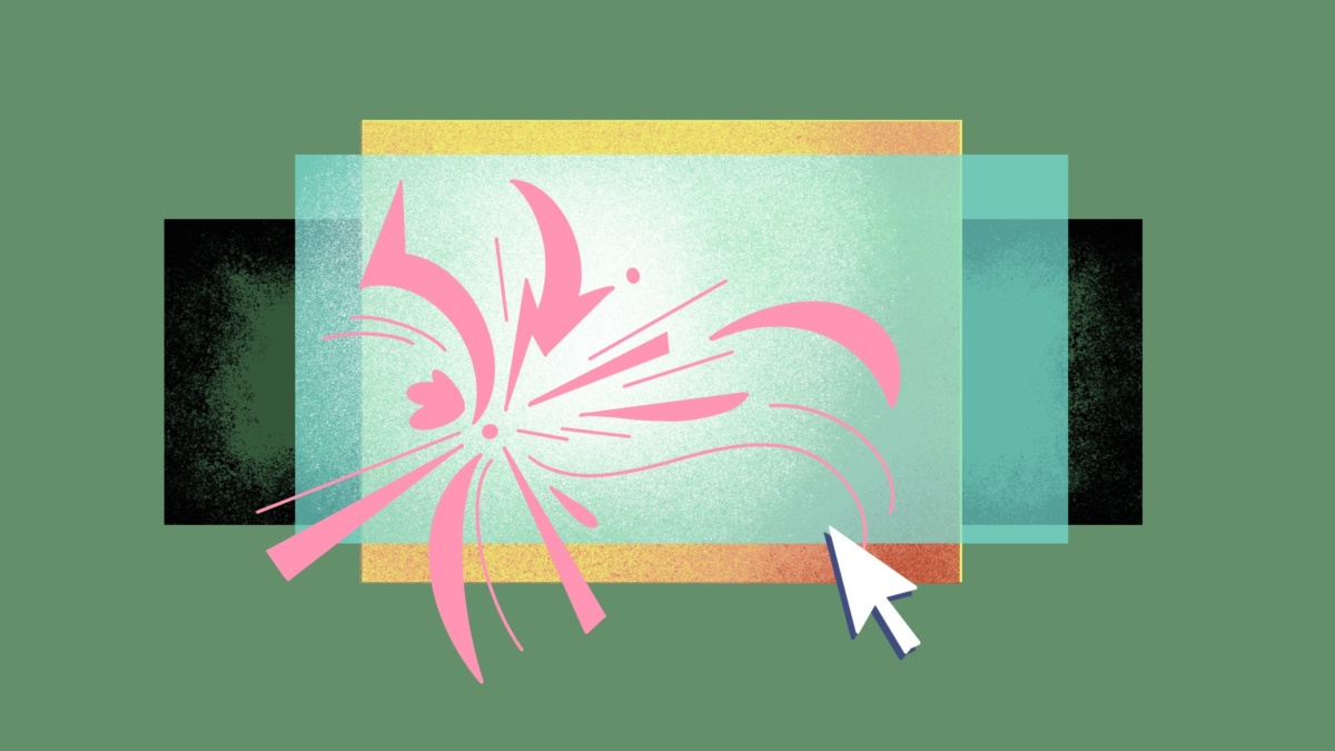 Layers with a mouse pointer