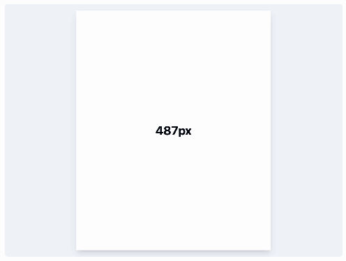 An animated gif of a frame rapidly shifting width.